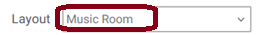 Select Room Type Music Rooms from the Quick Search Section