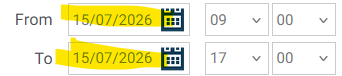 Select Room Type Music Rooms from the Quick Search Section